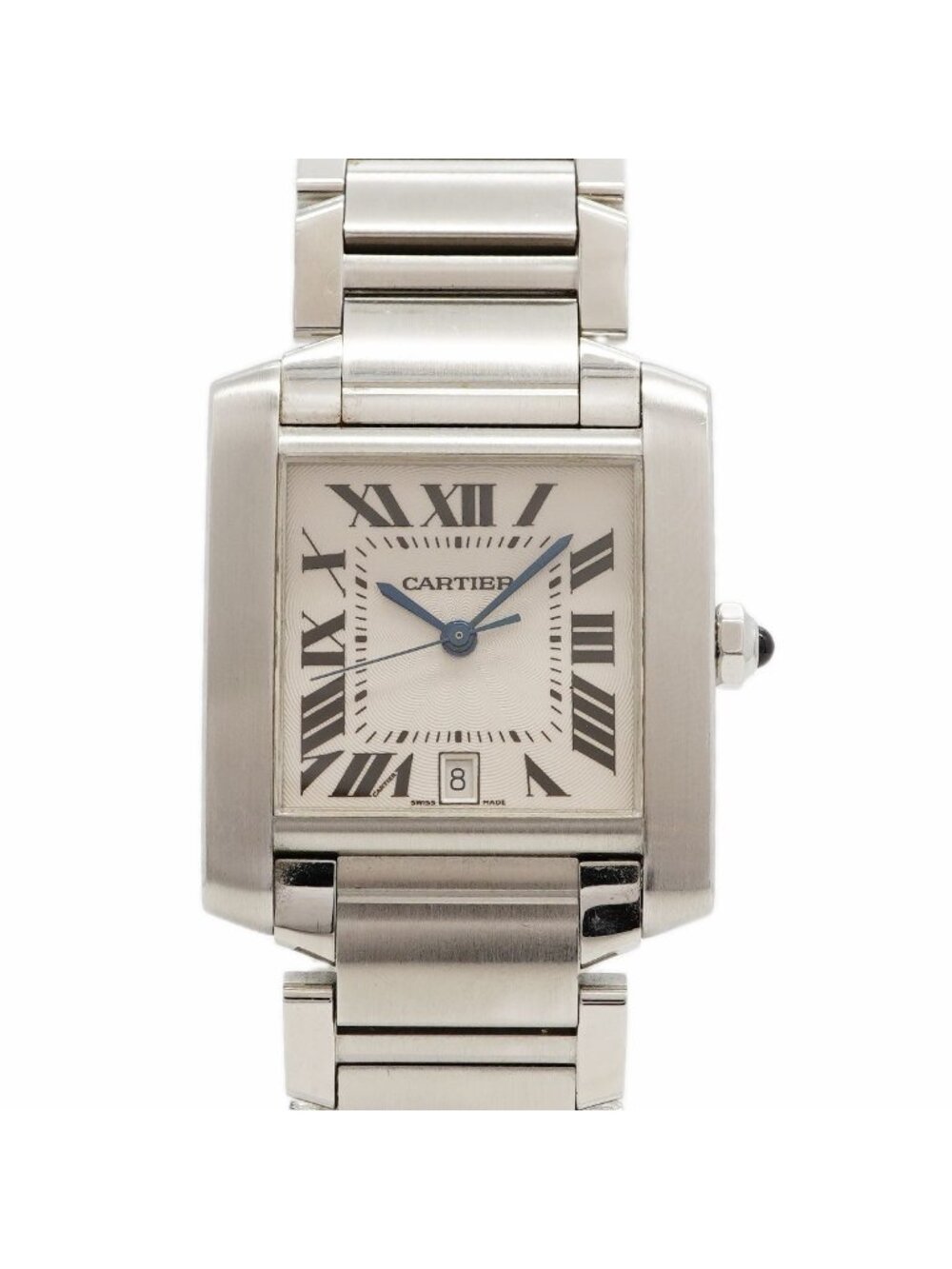 Cartier Tank Francaise LM Silver Dial Watch